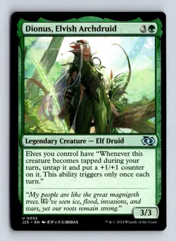 Dionus, Elvish Archdruid (Anime) UC 52 Foundations Jumpstart - Image 1