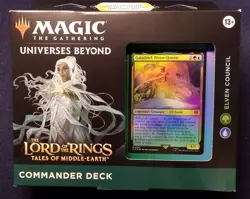 New Sealed MTG LOTR Elven Council Commander Deck Tales of Middle-earth - Image 1
