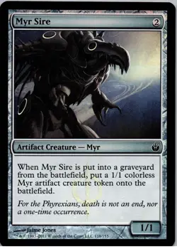 Myr Sire - C - Mirrodin Besieged - 116 - NM - Foil - Image 1