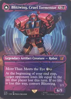 MTG Transformers Blitzwing, Cruel Tormentor (Shattered Glass) 19 LP - Image 1