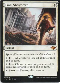 MTG: Outlaws of Thunder Junction: Final Showdown: Lightly Played Condition - Image 1