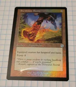 MTG - Swiftfoot Boots - The Brothers' War Retro Frame Artifacts FOIL 58 U BRR - Image 1