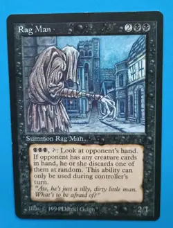 Magic the Gathering MTG The Dark RAG MAN R 1994 Nice! - Image 1
