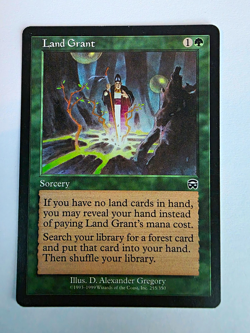 Wizards of the Coast MTG Land Grant Mercadian Masques Common 255 - PLAYSET - Image 1