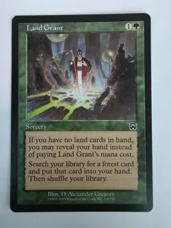 Wizards of the Coast MTG Land Grant Mercadian Masques Common 255 - PLAYSET - Image 2
