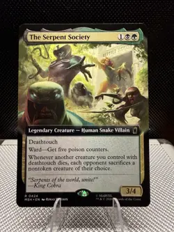 Marvel Super Heroes The Serpent Society Foil (Extended Art) 424 - Image 1