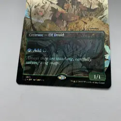 Llanowar Elves HALO FOIL Secret Lair Encyclopedia Of Magic NM 0039 - Image 3