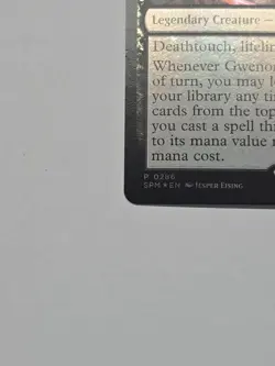 MTG Gwenom Remorseless 0286 Promo Marvel Spider-Man Foil Gift Box Exclusive - Image 5