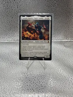 Captain America Super Soldier 9 Marvel Super Heroes Magic the Gathering - Image 1