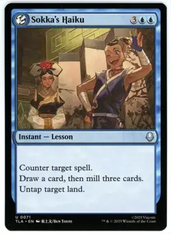 Sokka's Haiku - 0071 - Avatar: The Last Airbender TLA - MTG - NM/M - Image 1