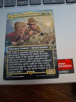 Ellie and Alan, Paleontologists (Borderless) REX 0010 Mtg - Image 1
