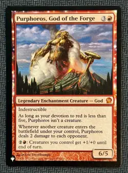 Purphoros, God of the Forge [Mystery Booster] NM Magic The Gathering (135) MTG - Image 1