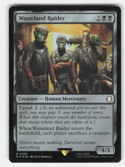 Wasteland Raider 52 Magic Universes Beyond: Fallout Foil *NM* - Image 1