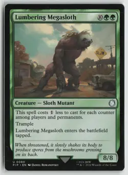 Lumbering Megasloth LP Universes Beyond: Fallout Magic: The Gathering - Image 1
