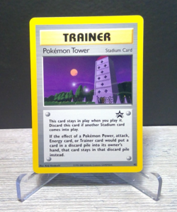 🏰 Pokemon Tower Stadium Promo #42 WOTC Trainer Card Mint/NM + Bonus Mew Promo - Image 1