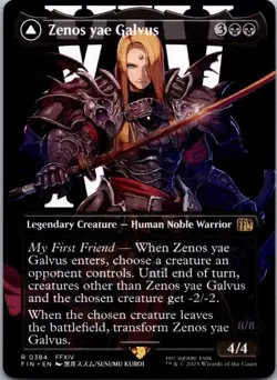 Zenos yae Galvus (Borderless) 384 Rare FINAL FANTASY Magic: The Gathering NM - Image 1