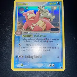 Pokemon Ex Unseen Forces Silver Star Ultra Rare Holo Slowbro 13/115 Stamped - Image 1