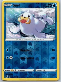 Seel 033/196 Common Lost Origin Pokemon Reverse Holo Near Mint - Image 1
