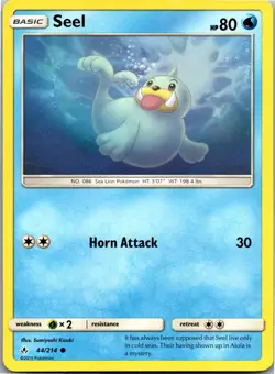 Seel 44/214 Common Unbroken Bonds Pokemon Near Mint - Image 1