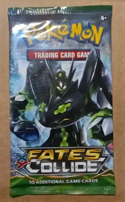 Pokemon TCG Fates Collide Booster Pack of 10 Cards - Factory Sealed - Brand New! - Image 1