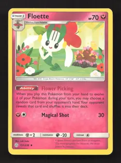 Floette 151/236 Uncommon Cosmic Eclipse Pokemon Near Mint - Image 1