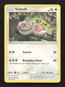 Slakoth 168/236 Common Unified Minds Pokemon Near Mint - Image 1