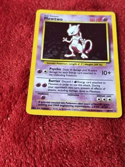 Mewtwo 010/102 Base Set Holo Wotc Pokemon Card 1999 Hp - Image 4