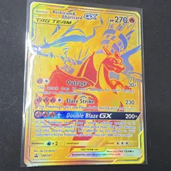 The Pokemon Company Reshiram & Charizard GX SM247 Promo TAG TEAM Holo 270HP - Image 1