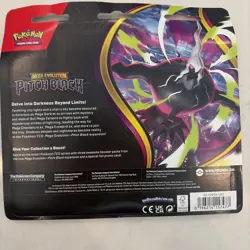 Pokemon Pitch Black ETB, Booster Bundle, and 3 Pack Blister in hand - Image 3