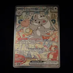 Chaos Rising Cinccino ex 119/086 Special Illustration Rare 240 HP EX. NM - Image 1