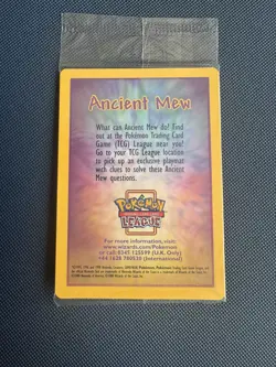 Pokemon TCG Ancient Mew Holo Promo Card Sealed - Image 2