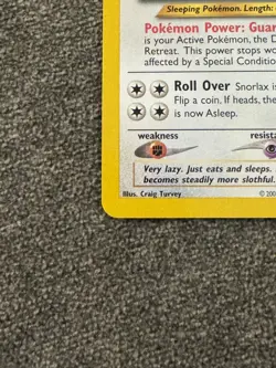 Snorlax WOTC Black Star Promo #49 LP + - Great Condition - Vintage Pokemon - Image 3