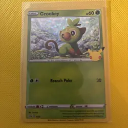 Pokemon Grookey Holo Mcdonalds Promo 2021 - 8/25 - Image 1