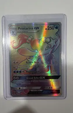 Primarina GX 149/145 | Rainbow Secret Rare | Pokemon TCG Guardians Rising (LP) - Image 1