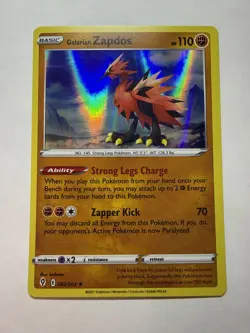 Pokemon - Galarian Zapdos - Holo - Regular - 82/203 - NM - Image 1