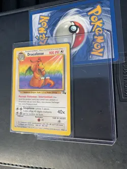 Pokemon fossil red logo 3rd print 99 - 2000 Dragonite (Dracolosse) 19/62 French - Image 3