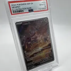 2024 POKEMON SSP EN-SURGING SPARKS ILLUSTRATION RARE MESPRIT 204 PSA 10 💎 - Image 3