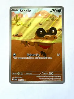 Sandile #135 2025 Pokemon Black Bolt - Image 1