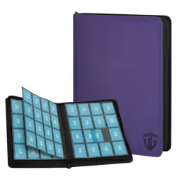 16 Pockets Trading Card Zipper Binder for 1000+ Cards| Secure Side Loading Po... - Image 1