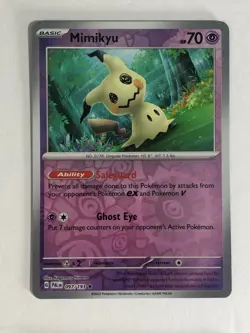 Pokemon TCG Paldea Evolved Reverse Holographic Mimikyu 097/193 Near Mint - Image 1