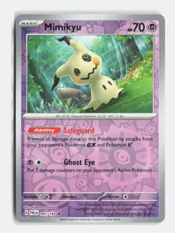 Mimikyu 097/193 Rare Paldea Evolved Reverse Holo Near Mint - Image 1