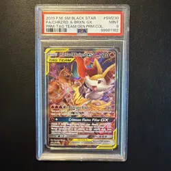 Charizard & Braixen GX Black Star Promo SM230 Holo PSA 9 Pokemon TCG - Image 1