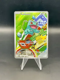 Bulbasaur 037 Me: Mega Evolution Promo Holo Illustration Rare Full Art Pokemon - Image 1