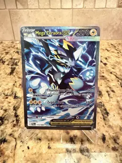 Mega Zeraora ex 114/084 Pitch Black Ultra Rare NM Pokemon TCG - Image 1