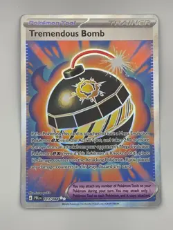 2026 Pokemon Pitch Black Tremendous Bomb 113/084 Full Art NM - Image 1