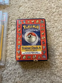 Pokemon TCG Trainer Deck A Complete PSA Holy Grail Gym Leader Lot - Image 5