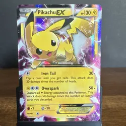Pokemon TCG Pikachu EX Promo Holo XY84 (HP 130) Hitoshi Ariga 2015 - Image 1