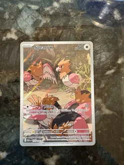 Pokemon Trading Card Spearow Basic 60HP Pluck Attack 151/132 NM Mega Evo - Image 1