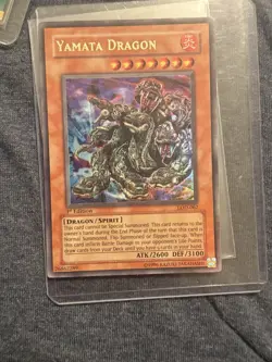 Yu-Gi-Oh! Yamata Dragon LOD-067 Legacy of Darkness 1st Ed Ultra Rare 2600/3100 - Image 1