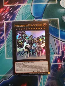 Yugioh Divine Arsenal AA-ZEUS - Sky Thunder RA05-EN103 1ST ED NM ULTRA - Image 1
